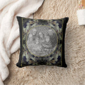 White Lacecap Hydrangea Frame写真を追加 クッション (ブランケット)