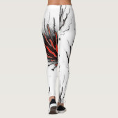 White Lava Flow Leggings レギンス (裏面)