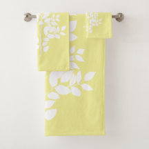 White leafy branch and butterflies