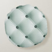 White Leather Texture in Luxury Interiorabstract,b ラウンドクッション (裏面)