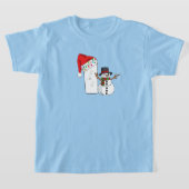 White letter I christmas gift  Tシャツ (レイダウン)