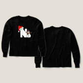 White letter n christmas gift  (デザイン 正面＆背面)