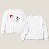 White letter w christmas gift  (デザイン 正面＆背面)