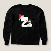 White letter z christmas gift  (デザイン正面)