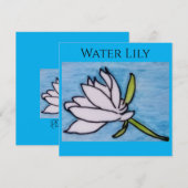 White Lily Flat Card (正面/裏面)