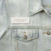 White Linen (image)従業員 名札 (インサイチュ)