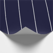 White Lines Black Rock Deep Blue Classical Unique ラッピングペーパー (角)