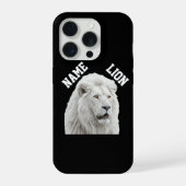 White Lion Phone case iPhoneケース (裏面)