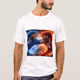 White Loot Vs Moody T-Shirt  Tシャツ