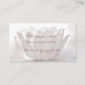 White Lotus 名刺 (裏面)