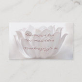 White Lotus 名刺 (裏面)