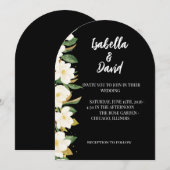 White Magnolia Elegance 招待状 (正面/裏面)