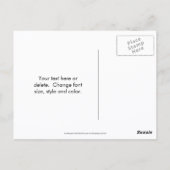 White Magnolia Flower Personalized ポストカード (裏面)