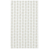 White Magnolia Wreath Wedding Decor Newlyweds テーブルクロス (正面)