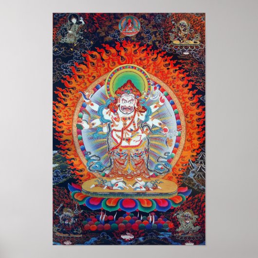 White Mahakala Poster ポスター (正面)