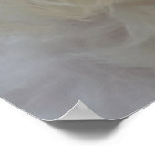 White Maltese Dog ポスター (角)