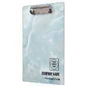White Marble Business Logo Pro clipboard クリップボード (左)