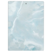 White Marble Business Logo Pro clipboard クリップボード (裏面)