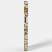White Marble & Liquid Gold Luxury Phone Case Case-Mate iPhoneケース (裏面 / 右)