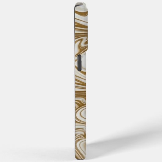 White Marble & Liquid Gold Luxury Phone Case Case-Mate iPhoneケース (裏面 / 右)