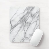White Marble Mouse Pad マウスパッド (マウス)