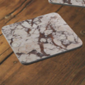 White Marble Stone Pattern コースター