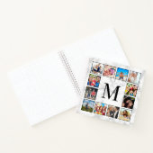 White Marble Stone Pattern ノートブック (内部)