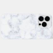 White Marble Trendy  Case-Mate iPhoneケース (裏面 (横))