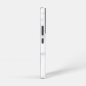 White Marble Trendy  Samsung Galaxyケース (右側面)