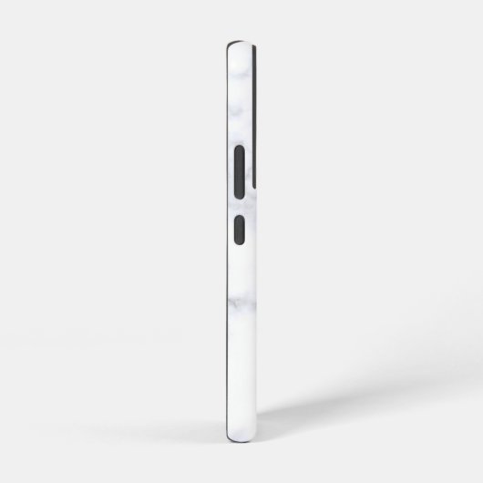 White Marble Trendy Samsung Galaxyケース (右側面)