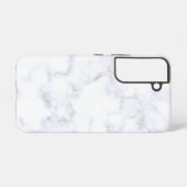 White Marble Trendy  Samsung Galaxyケース (裏面横)