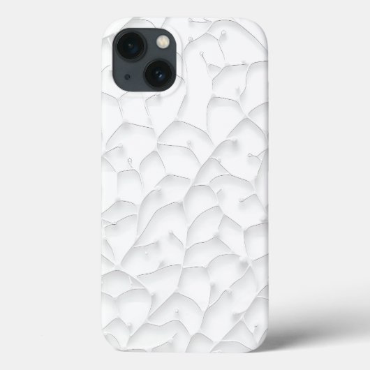 White Minimal Clean Look iPhone Case Case-Mate iPhoneケース (裏面)