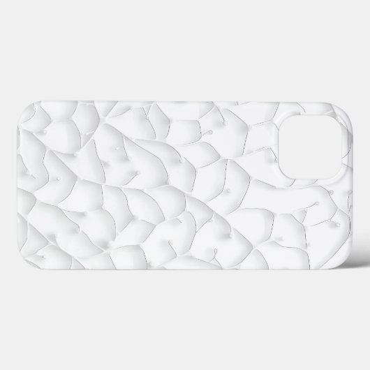 White Minimal Clean Look iPhone Case Case-Mate iPhoneケース (裏面 (横))