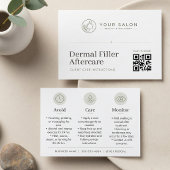 White Minimal Dermal Filler Care Guide QRコード