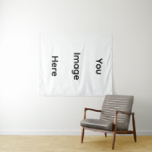 White Modern  Your Image Here  タペストリー (インサイチュ(横))