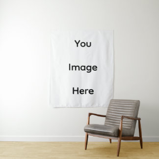 White Modern  Your Image Here  タペストリー