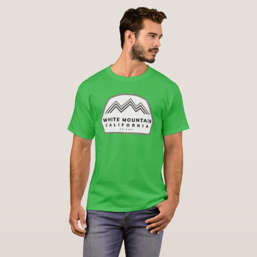 White Mountain California CA Mountains Hiking Clim Tシャツ (正面フル)