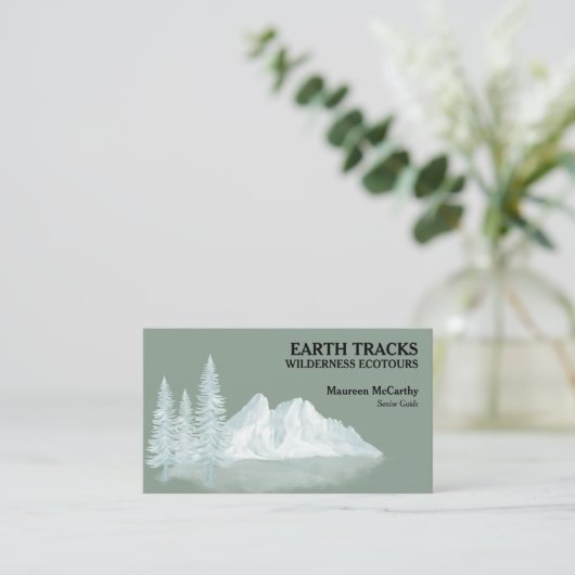 White Mountains and Trees Ecotourism Wilderness 名刺 (スタンド正面)