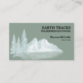 White Mountains and Trees Ecotourism Wilderness 名刺 (正面)