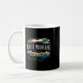 White Mountains New Hampshire Hiking Outdoors Vint コーヒーマグカップ (左)