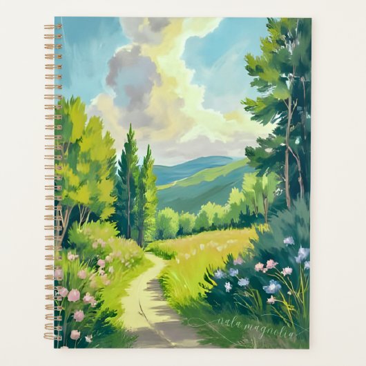 White Mountains | New Hampshire Landscape Painting プランナー手帳 (正面)