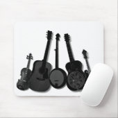 WHITE-MOUSEPADの5部分バンド マウスパッド (マウス)