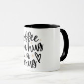 White Mug with asthentic Design マグカップ (正面右)