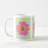 White Mug With Flowers コーヒーマグカップ (左)