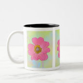 White Mug With Flowers ツートーンマグカップ (左)