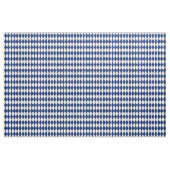 White & Navy Blue Harlequin Diamonds ファブリック (ファットクウォーター)