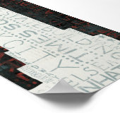 White New York Times Square ポスター (角)