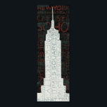White New York Times Square ポスター<br><div class="desc">© Michael Mullan / Wild Apple.  This image features the New York Times Square in a black background. There are also several words which can be seen on the image.</div>