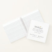 White Notebook as a'結婚's Guestbook ノートブック (内部)
