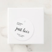 White Nothing Fancy Just Love Wedding   フェイバータグ (インサイチュ)